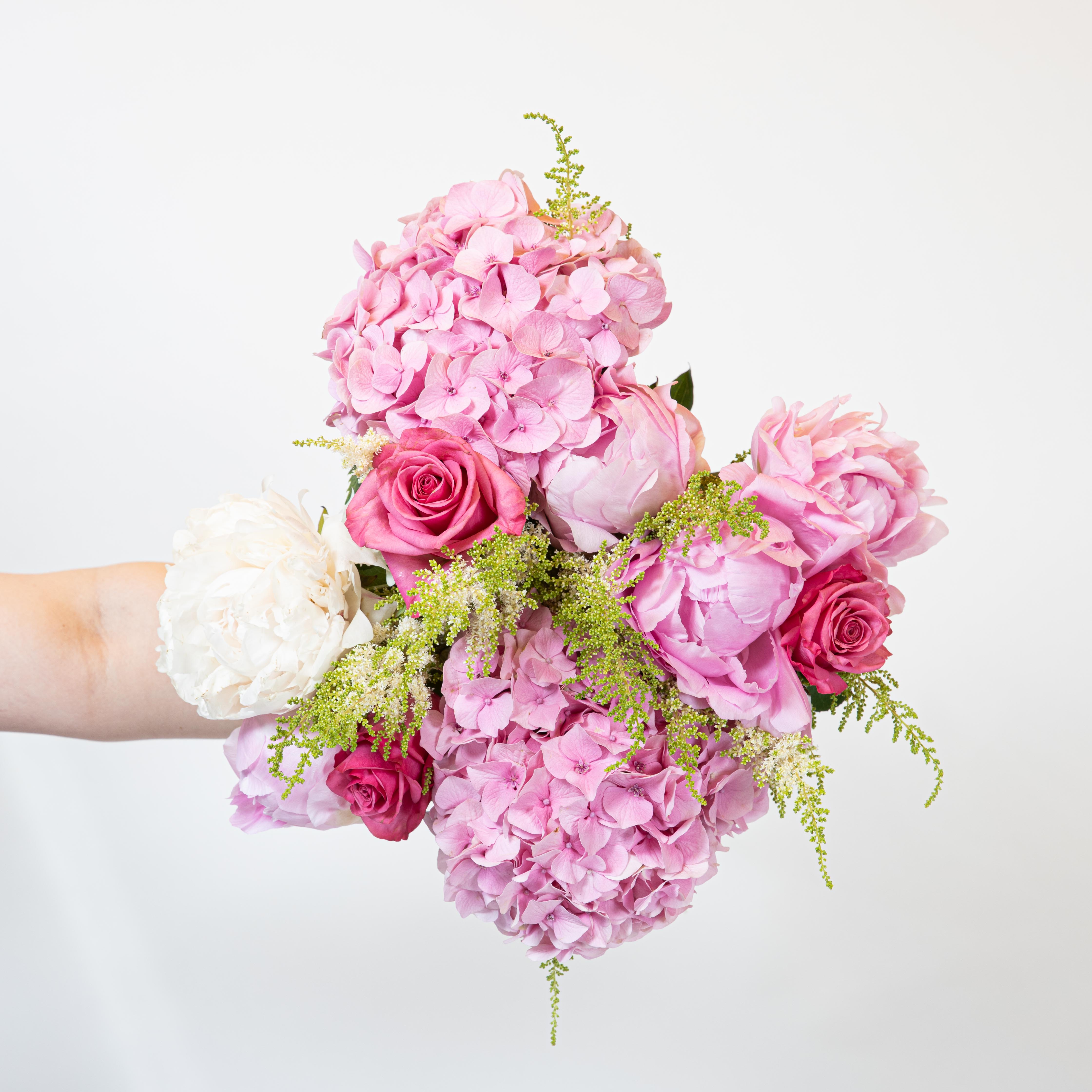 Seasonal pastel blooms bouquet - Image 5