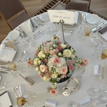 Pont_de_chailly_fleurs_beau_rivage_palace_sandoz_centre_de_table_colonne_dorée_mariage_evenementiel_2