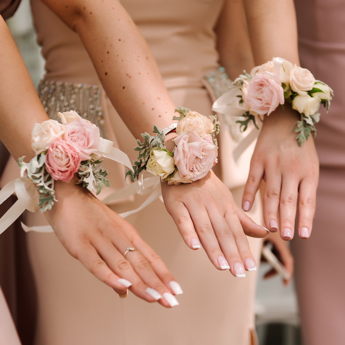 Bouquet Bridesmaid Bracelet Flowers Stock Photo 418860481 | Shutterstock