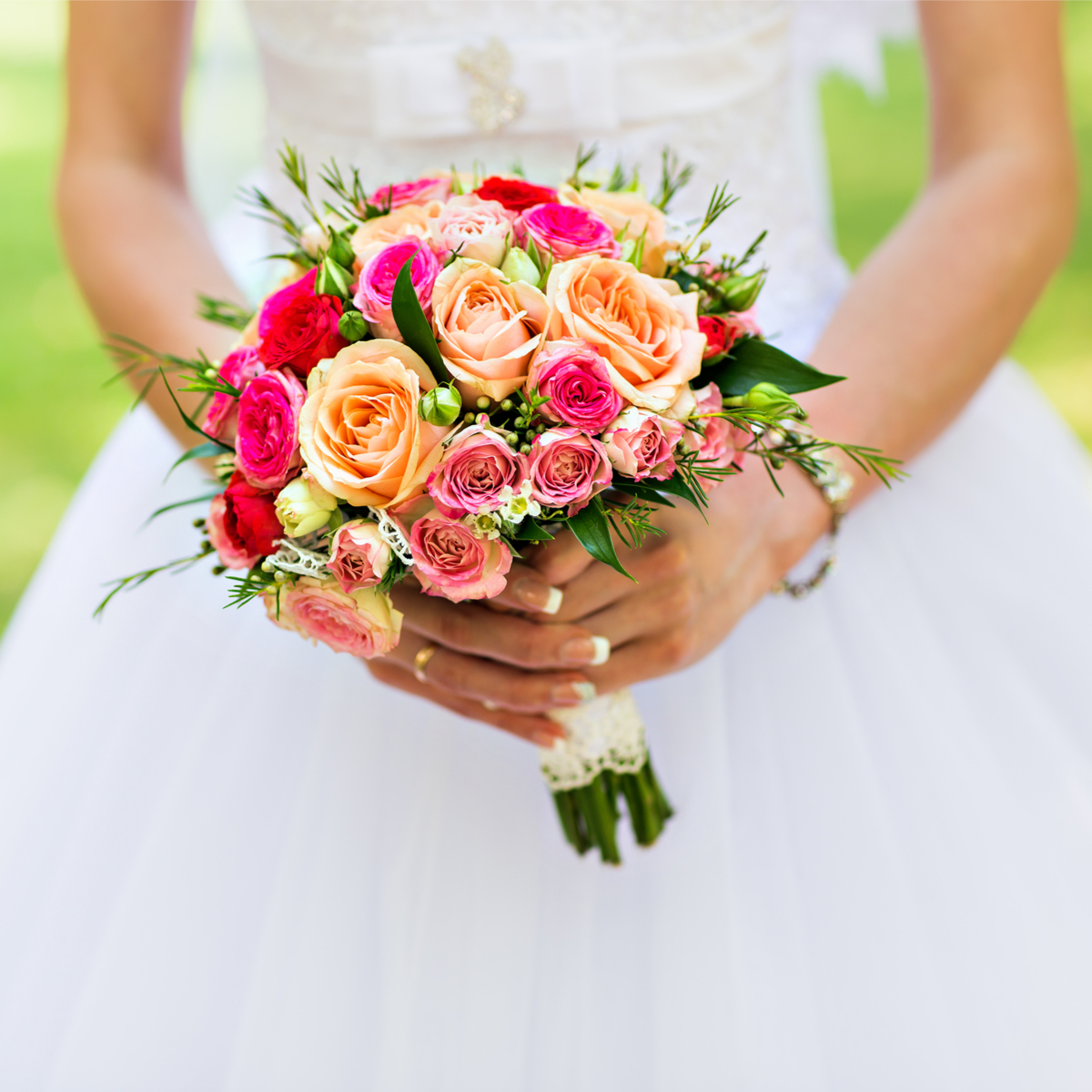 Mariage, Pont de Chailly Fleurs